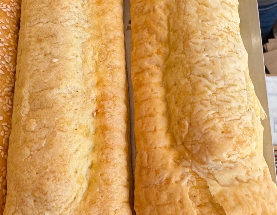 Tyropita cheese pastry rolls, traditional Greek pastry, Bakery Kissamos